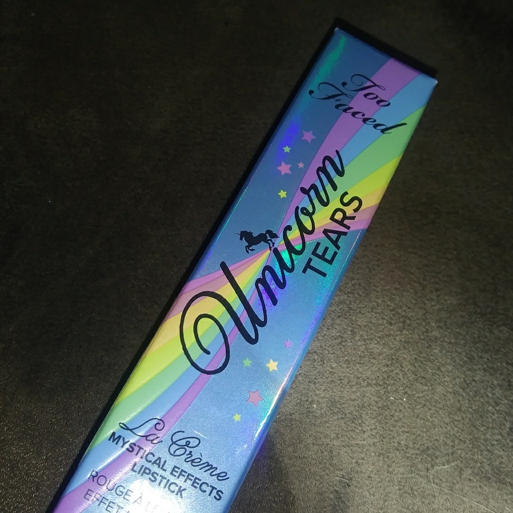 Too Faced unicorn tears lipstick